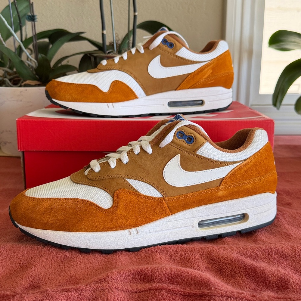 Nike Air Max 1 Dark Curry/True White Size Mens US 11.5